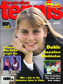 [ Dokic dazzles Wimbeldon ]